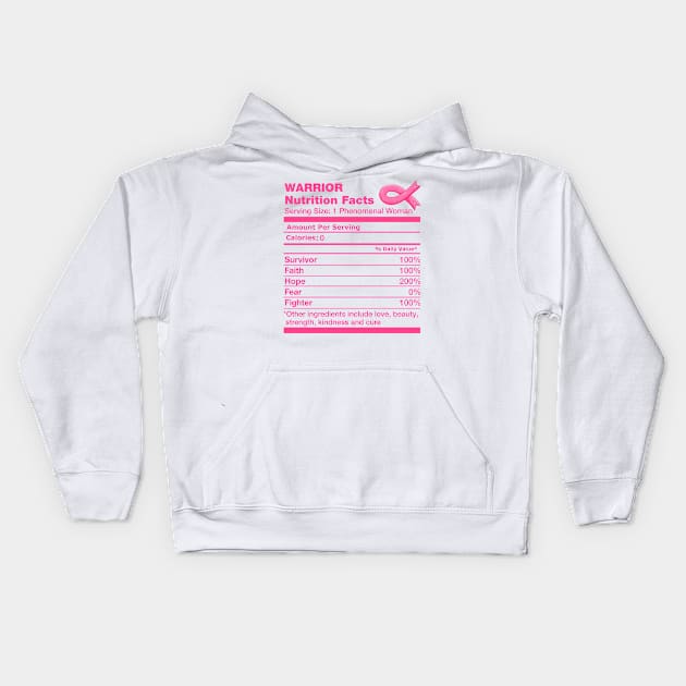 cute funny breast cancer Kids Hoodie by CreativeShirt